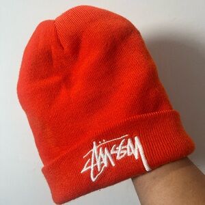 👕🌶 Stussy Logo Embroidered Knitted Beanie